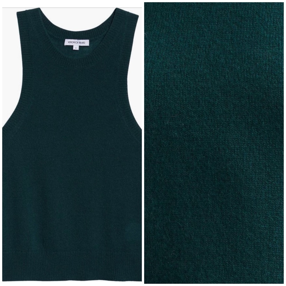 Veronica Beard Jerrel Cashmere Tank (Size Small) NWT